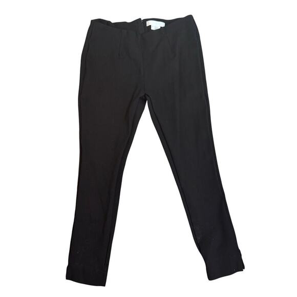 COOPERATIVE Black Stretch Skinny Riding Pants Back Exposed Zipper Women's Sz S - Picture 1 of 10